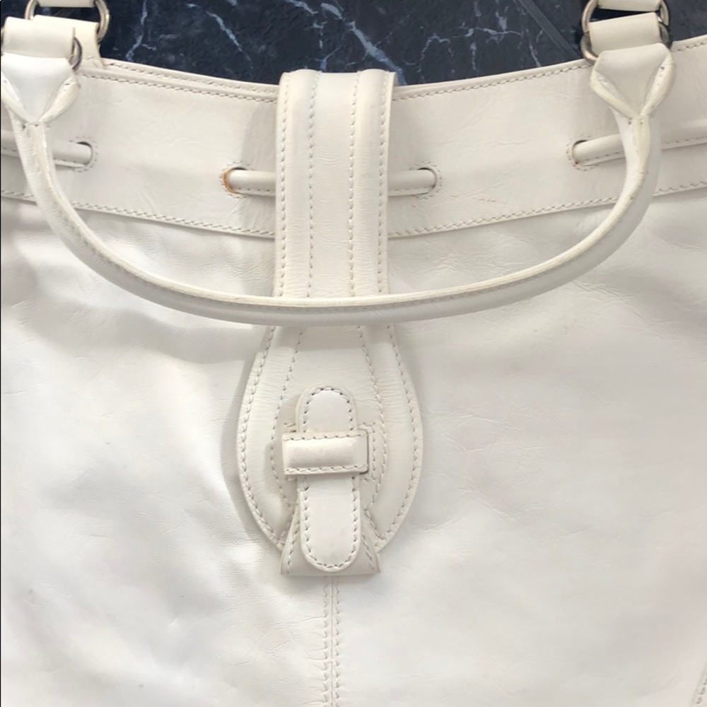 Balenciaga White leather purse 👛 Rare textured - Picture 2 of 13
